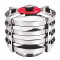 Stainless Steel Cooker Insert / Dhokla Making Stand / Steamer - 4 Tier